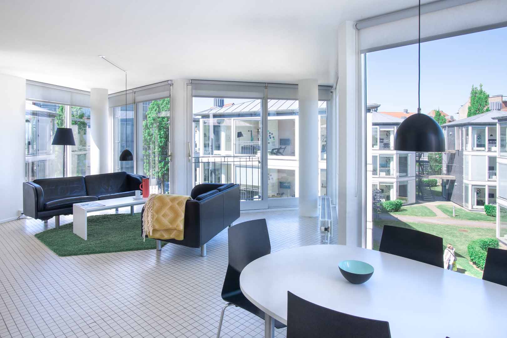 Lake apartment living room