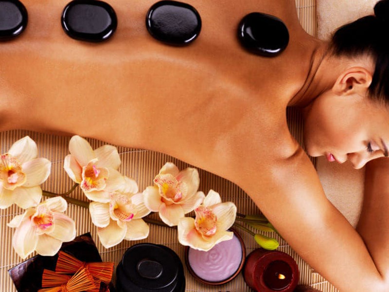 Stone treatment massage