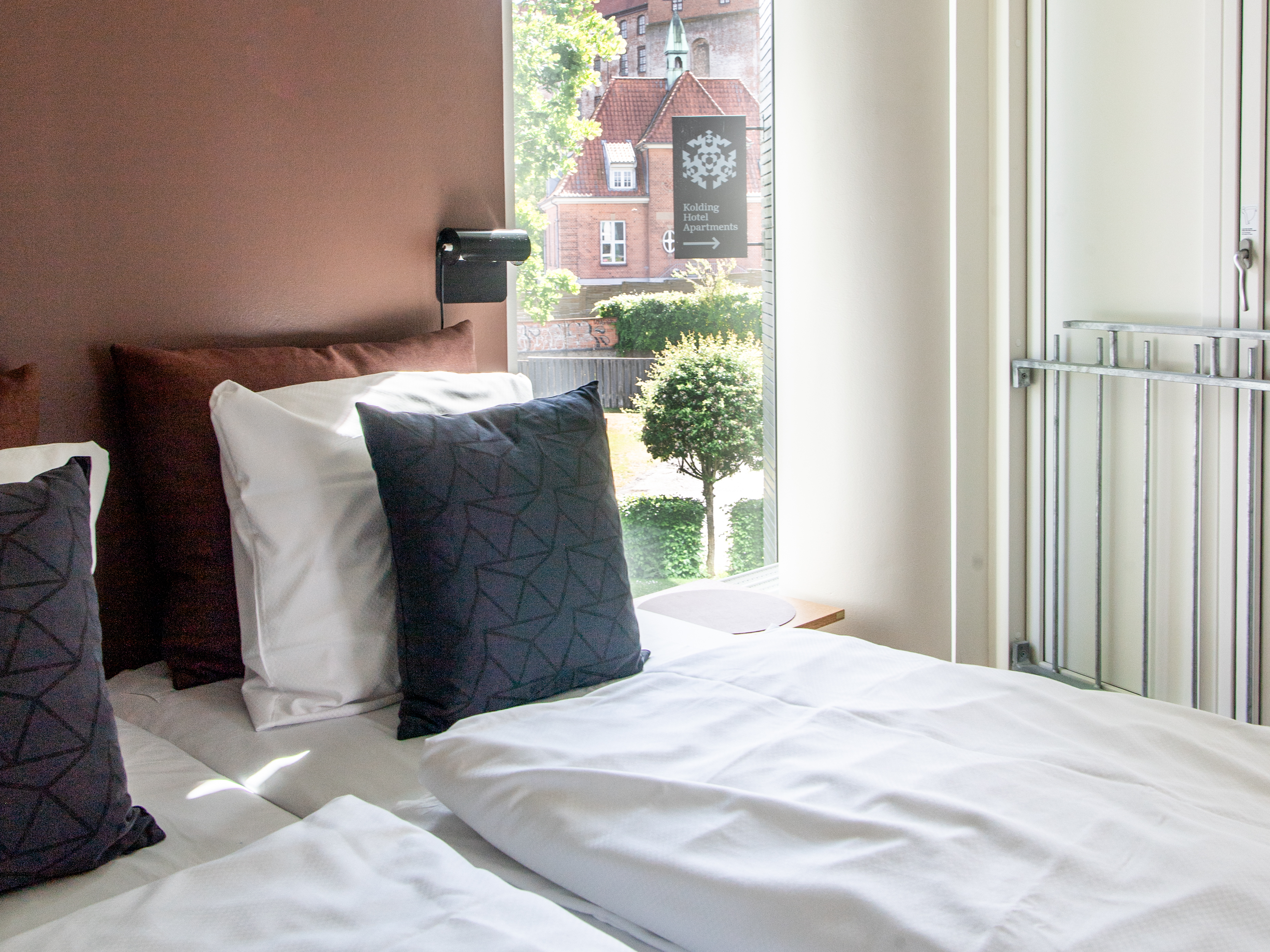 Separate bedrooms in the hotel apartment